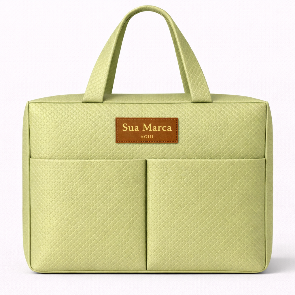 Bolsa organizadora Matelasse - miniatura Verde Pastel